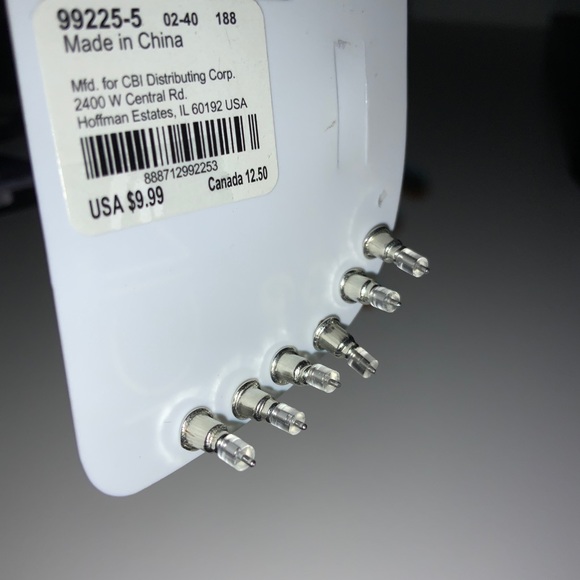 Sparkling Stud Earrings (3 pairs) - Picture 3 of 6